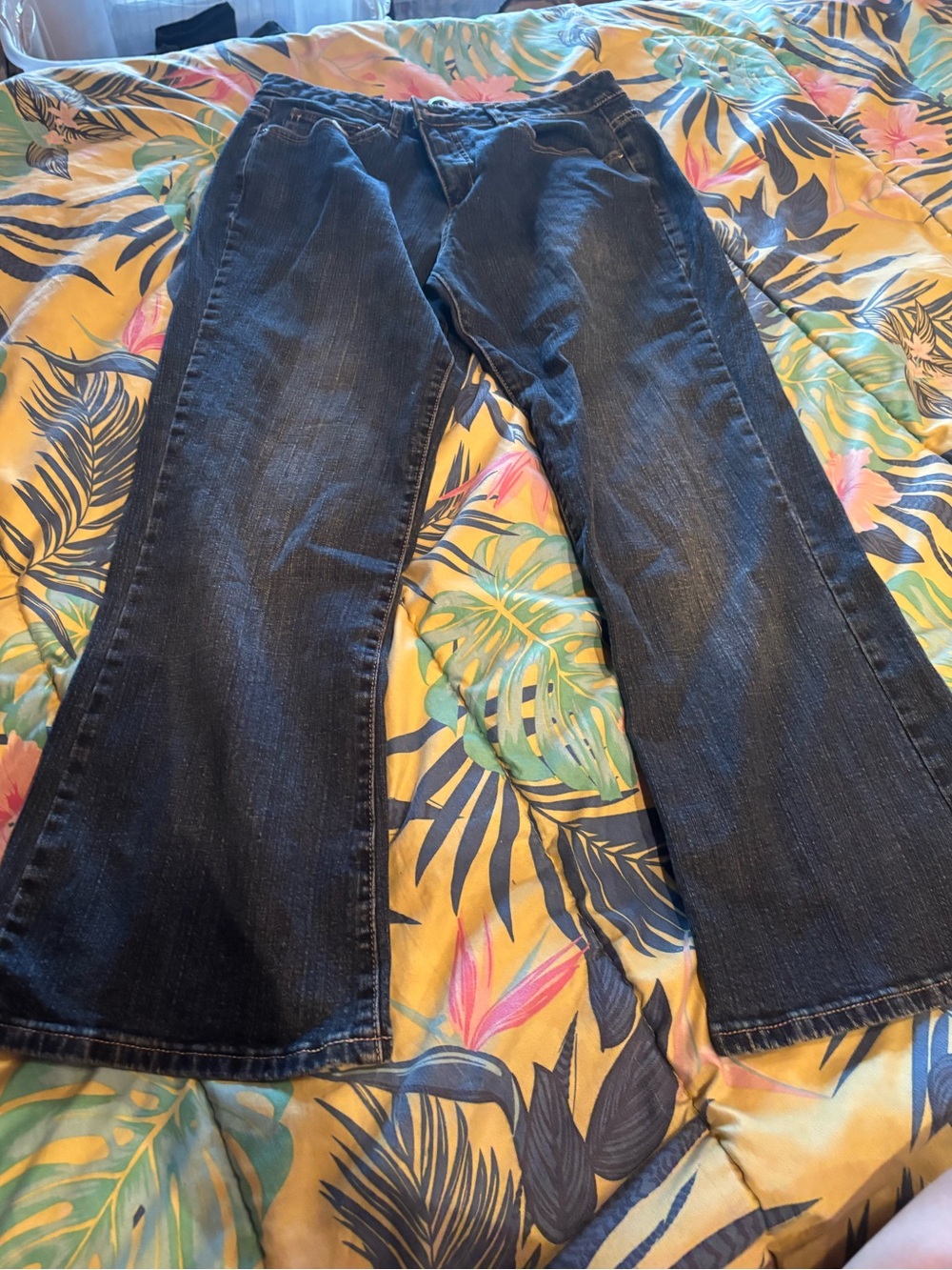 Fashion Bug Women's Dark Blue Bootcut Jeans